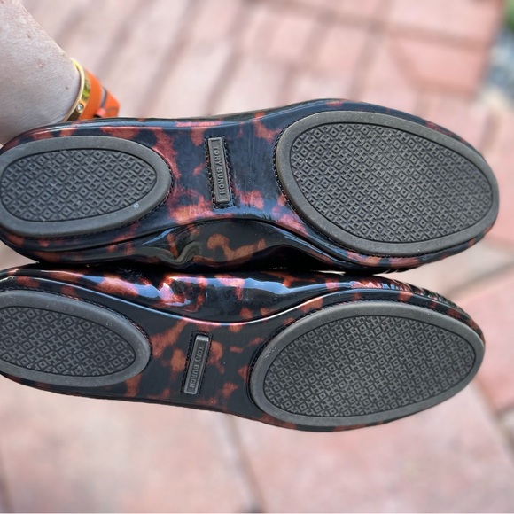 Tory Burch Minnie Travel Women's Tortoise Shell Ballet Flats - Picture 3 of 5